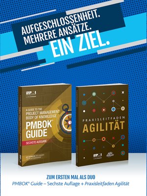 cover image of A Guide to the Project Management Body of Knowledge (PMBOK(R) Guide- / Agile Practice Guide Bundle (GERMAN)